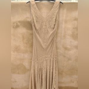 Gold Cicci 90's formal dress